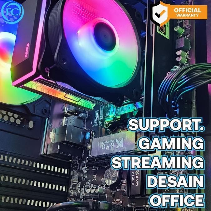 

PROMO PC GAMING FULLSET DESIGN EDITING I7 RAM 16GB GTX 750TI NVIDIA