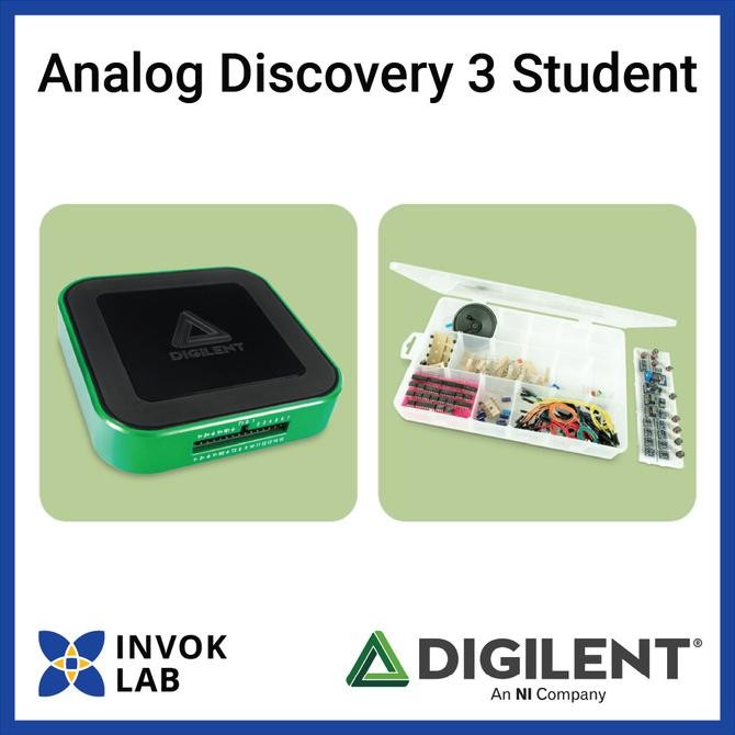 

PROMO DIGILENT ANALOG DISCOVERY 3 STUDENT BUNDLE OSCILLOSCOPE