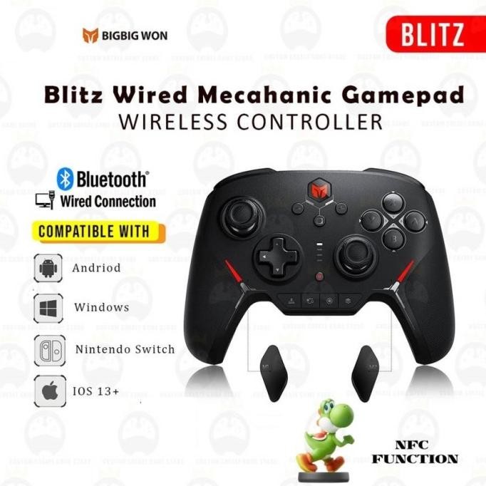 

PROMO BIGBIG WON BLITZ STICK PROCON TURBO NFC FOR SWITCH,WIN 10/11 /IOS