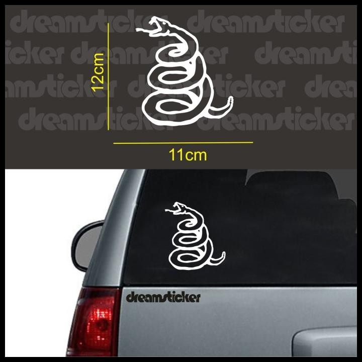 

TERBARU STICKER STIKER METALLICA SNAKE LOGO !!!!!!