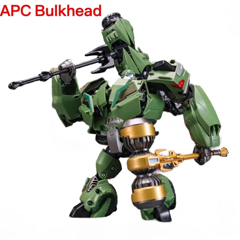 in stocktransformation gear factory apc toys giant hammer tfp bulkhead leader's action figure robot 