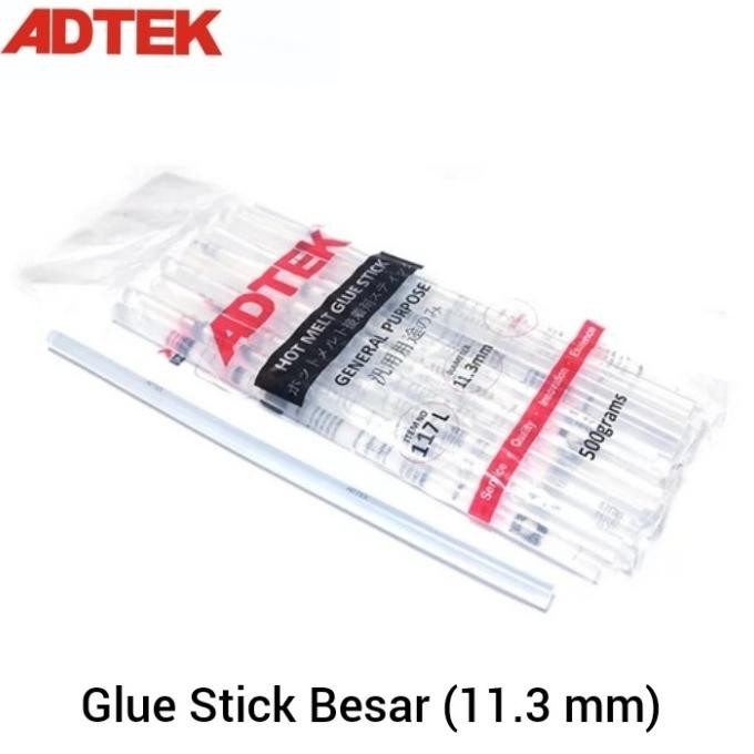 

GLUE STICK BESAR 1 KG / ADTEK REFILL LEM TEMBAK 11.3 MM LARGE (HARGA P