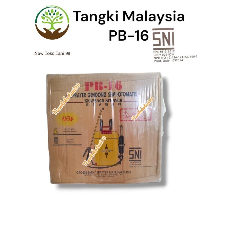Sprayer Manual PB16 malaysia ASLI tengki tangki semprot malaysia pb 16