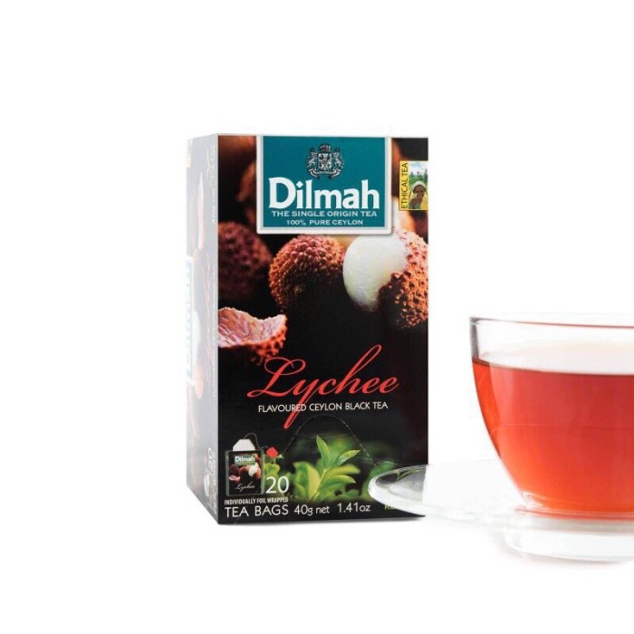

Teh Dilmah No Envelope 20 Achet Lychee