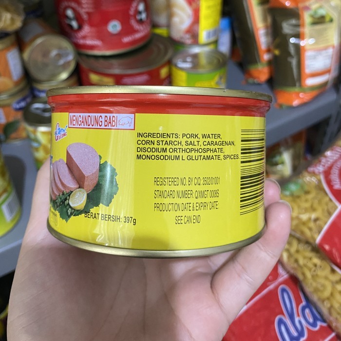 

Maling Gulong Por Luncheon Meat Gulong Daging Maling 397Gr