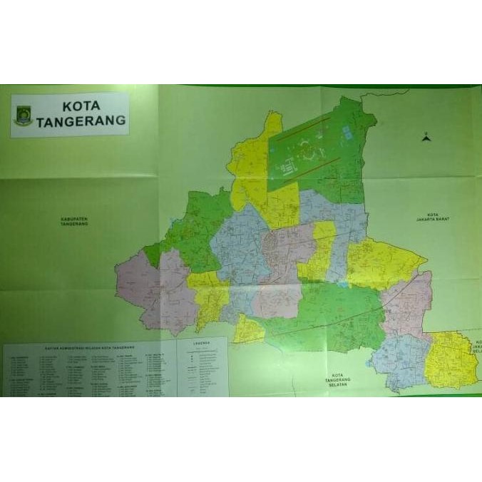 

READY STOCK PETA KOTA TANGERANG !!!!!