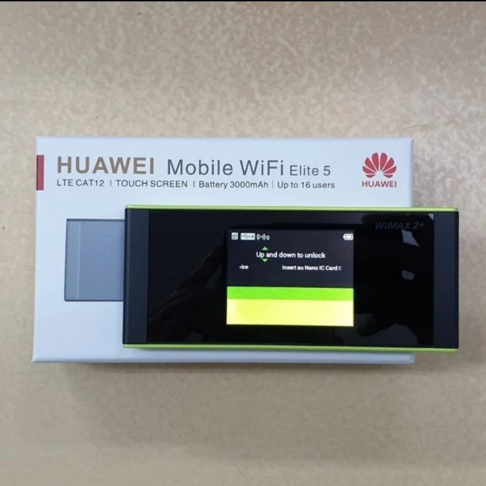 MODEM MIFI 4G HUAWEI ELITE 5 SUPPORT DUAL BAND WIFI 2,4G 5G
