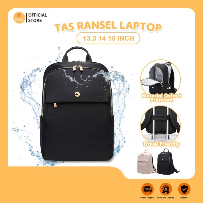 Tas Gendong Laptop Ransel Macbook Air Pro 13 14 Inch HP Waterproof