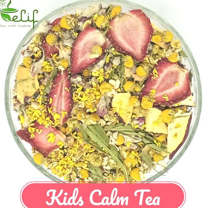 

Kids Calm Tea : Chamomile, Apple, Osmanthus, Strawberry, Stevia