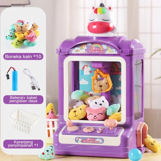 Mainan Edukasi anak Mesin Capit Boneka / Mesin Capit Impor