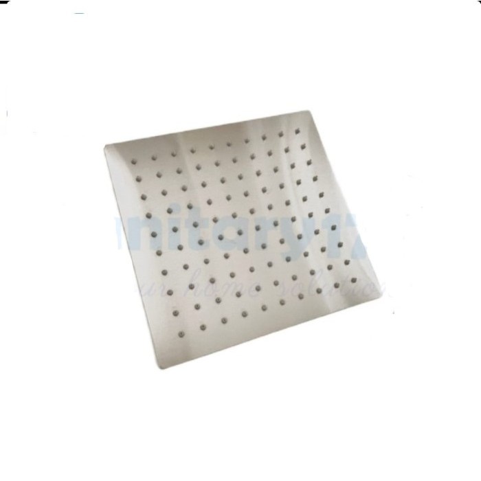 Wall Shower Kotak Slim 10 inch Stainless-Wall Shower Tanam Tembok WS10