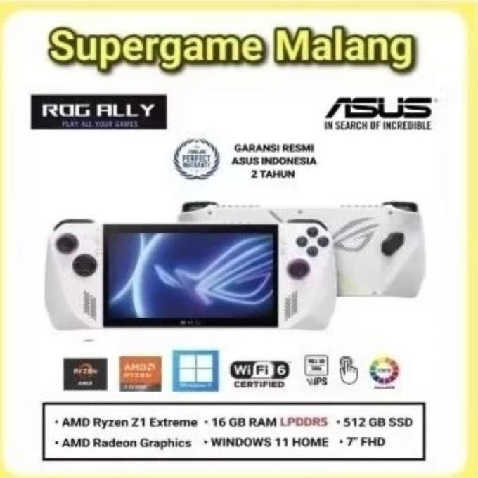 Rog Ally X Black 1 TB Rog Ally Z1 Extreme ASUS GAMING AMD 16GB 512 SSD Console PC Gaming