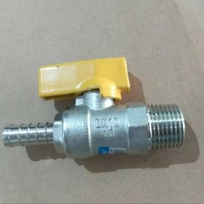 stop kran gas rifeng DN 10 s 1/2" M drat luar