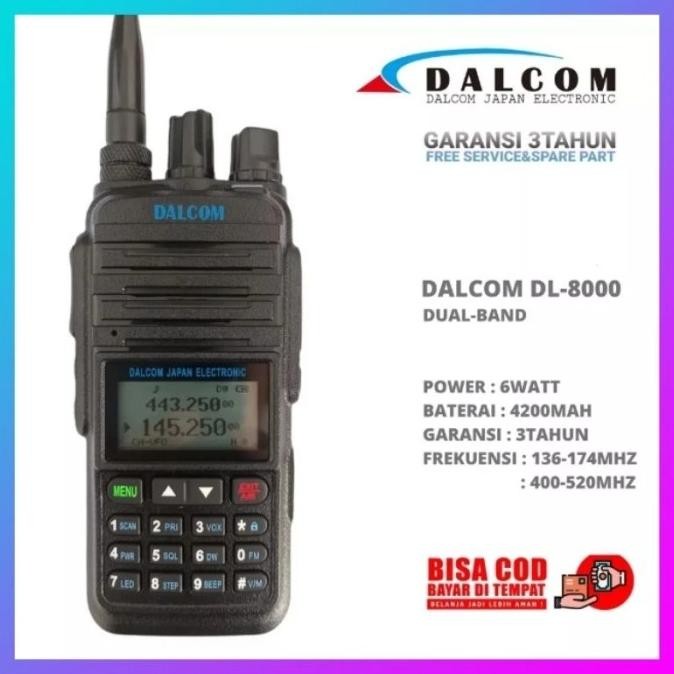 HT DALCOM DL 8000 DUALBAND ORIGINAL JAPAN  DALCOM DL-8000 DUAL BAND