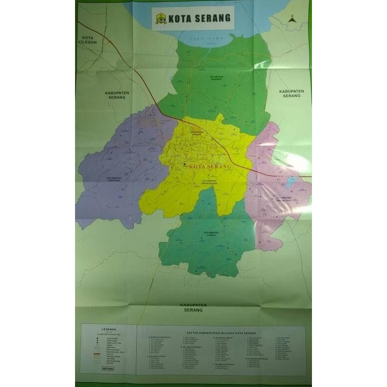 

BIG SALE PETA KOTA SERANG !!!!!