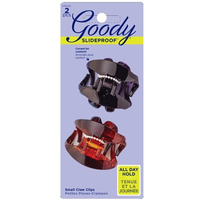 

TERBARU GOODY SLIDEPROOF 1941265/ 08548 WINGLESS SMALL CLAW CLIP 2CT !!!!!