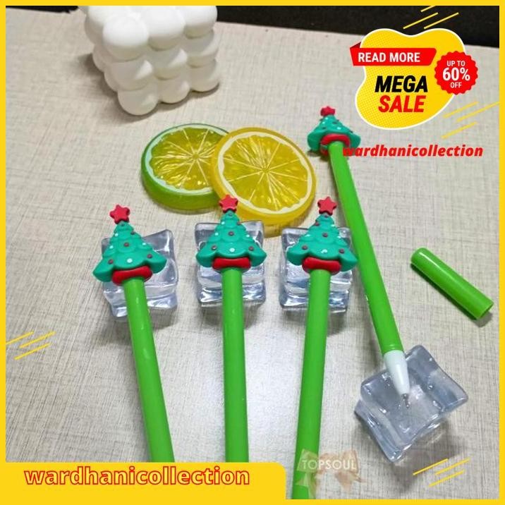 

PULPEN POHON NATAL / GEL PEN LUCU MERRY CHRISTMAS UNIK XMAS AKSESORIS HIGHT QUALITY !