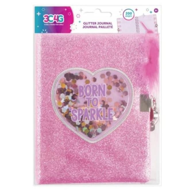 

Make It Real 3C4G Born to Sparkle Glitter Journal Buku Diary Remaja