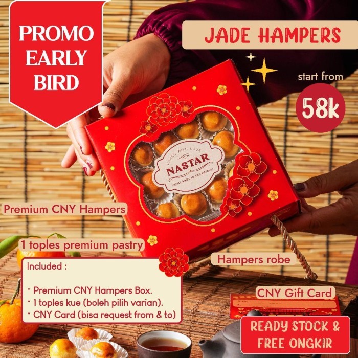 

Imlek CNY HAMPERS / IMLEK HAMPERS / CHINESE NEW YEAR HAMPERS / PARCEL KUE - CookiesSumpia Limited