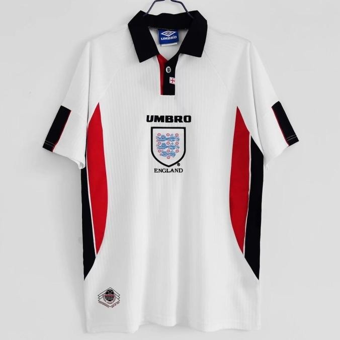 BEBAS ONGKIR - Jersey Retro Vintage England 1998