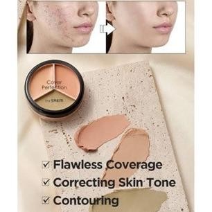 The saem cover perfection triple pot concealer