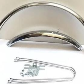 PNP - spakbor slebor sepeda ukuran 24 26 chrome stainless