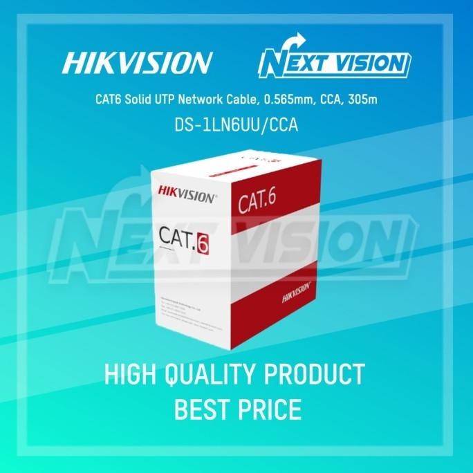 

DS-1LN6UU/CCA - HIKVISION CAT 6 UTP NETWORK CABLE ORIGINAL