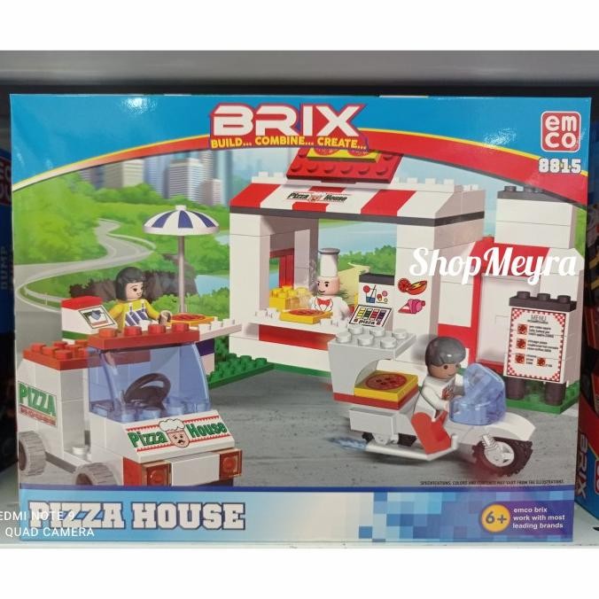 Emco Brix 8815 Pizza House - Mainan Lego