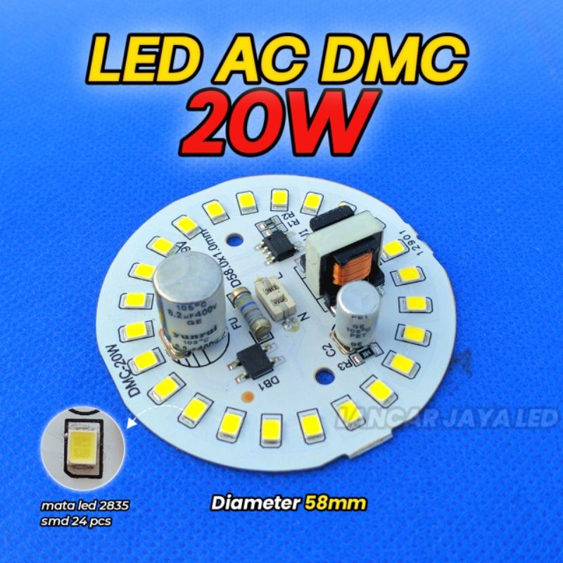 PCB LED AC (DMC) 20 Watt ~Lancar Jaya Led~