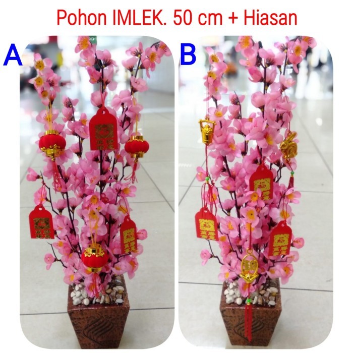 

Imlek Pohon imlek meihua angpao 50 cm paket aksesoris - A/Lampion !NEW