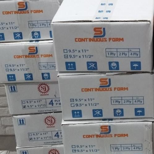 

TERMURAH - Kertas Continuous Form 2 ply 4 ply 9.5 x 11 SJ