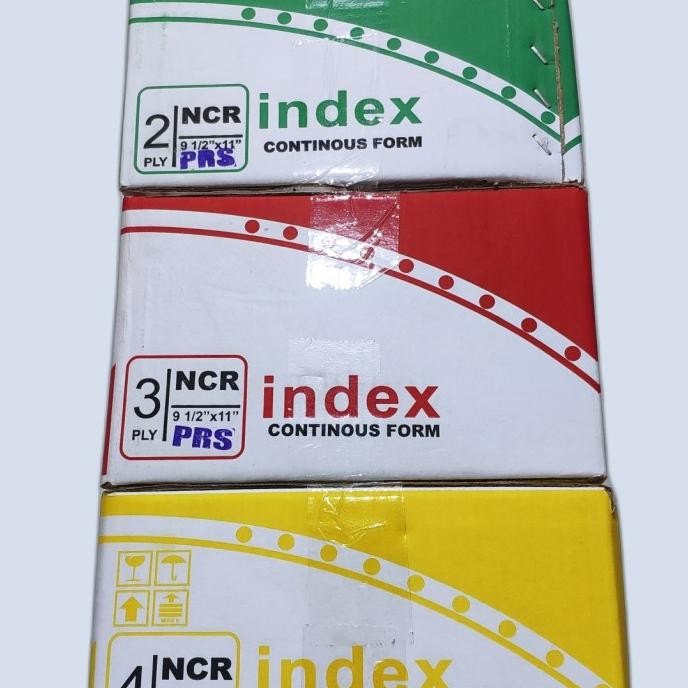 

NEW Kertas Continuous Form 2 Ply 3 Ply 4 Ply PRS INDEX / Kertas Printer