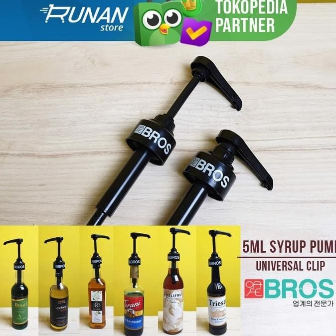 

Syrup Pump 5ml Pompa Syrup 5 ml Torani Toffin Denali Delifru Trieste