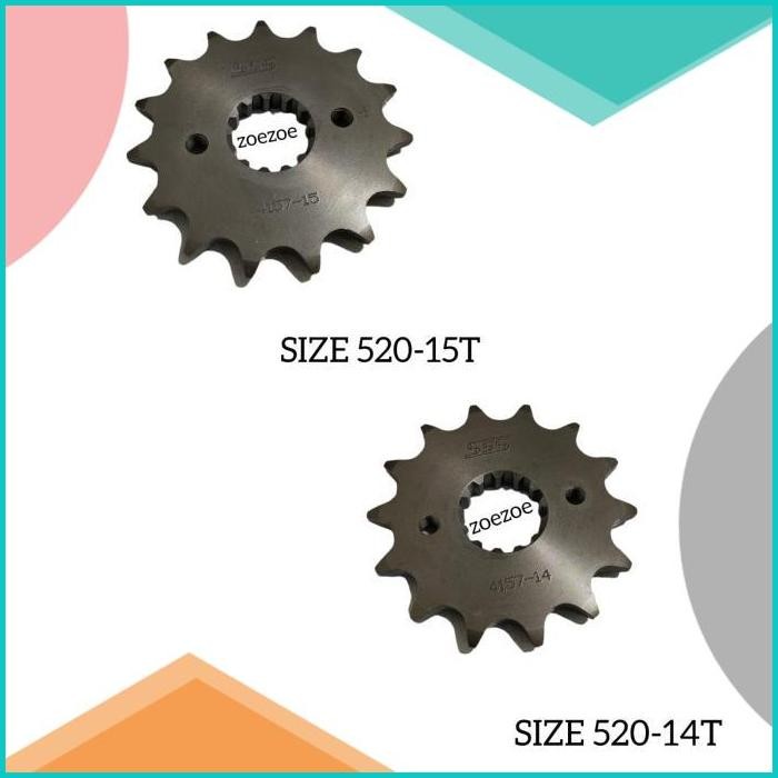 GEAR DEPAN SSS 520 NINJA 250 FI 2013-2017 GER DEPAN NINJA 250 FI SSS 0