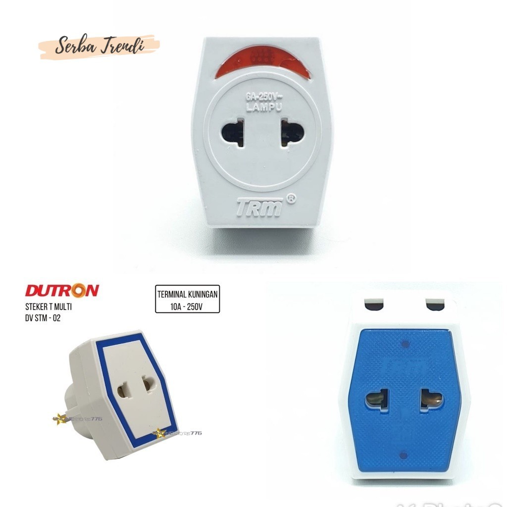 T multi Murah Kuningan / Stop kontak kaki 3 / Stop kontak kaki T