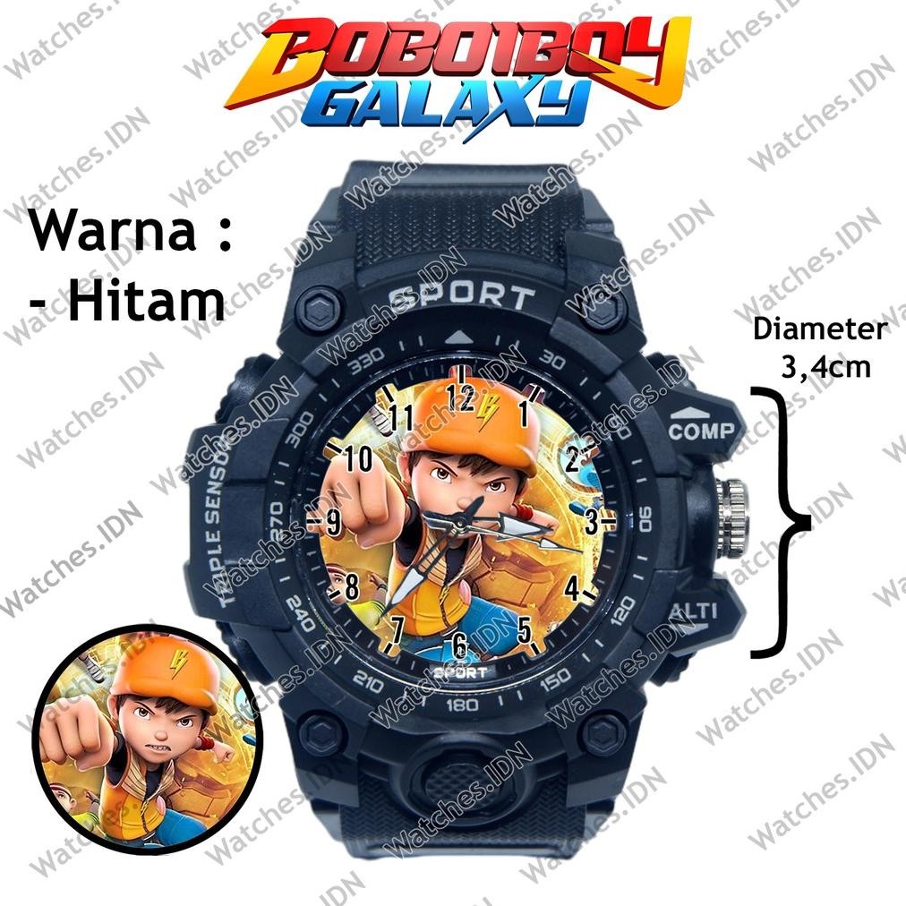 Mainan Anak Jam Tangan Sport Anak Laki Laki Boboiboy Anti Air