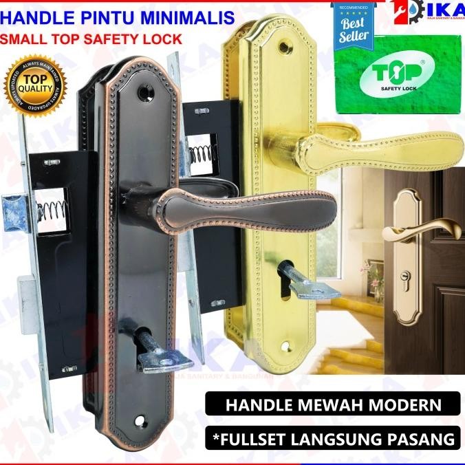 Handle Gagang Kunci Pintu Kecil Model Lama Mortise Door Locks Set TOP