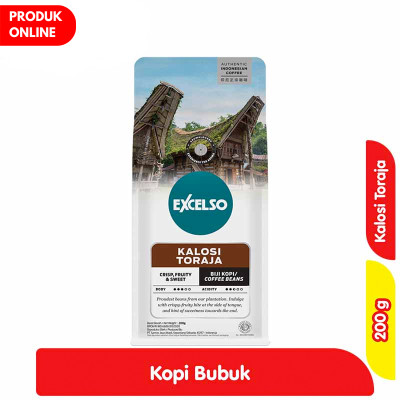 

Excelso Kopi Bubuk Kalosi Toraja 200 g