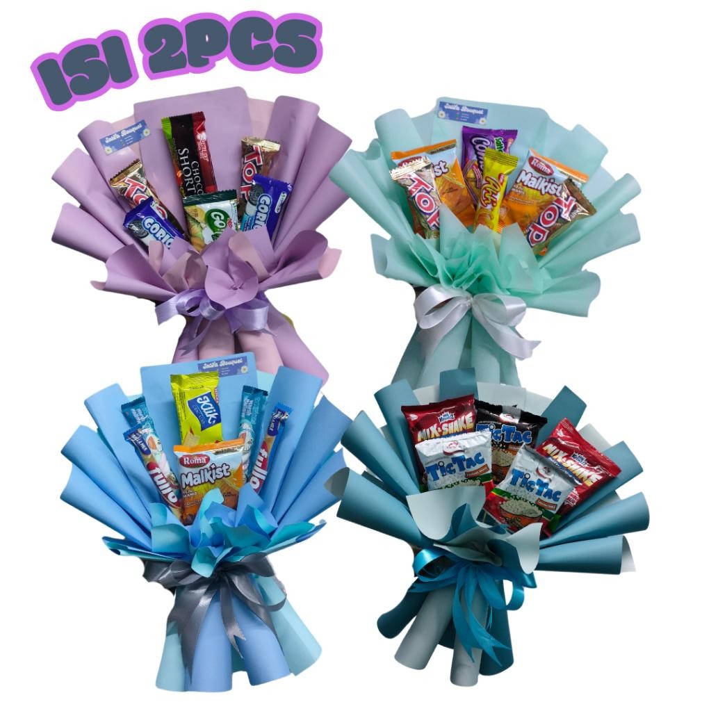 

GHT [DAPAT 2 BUKET] Bouquet Snack Premium | Bucket Jajan Makanan Satifa Bouquet Hampers Lebaran Idul Fitri Amplop THR Hadiah 17 Agustus Hari Kemerdekaan Buket Jajan