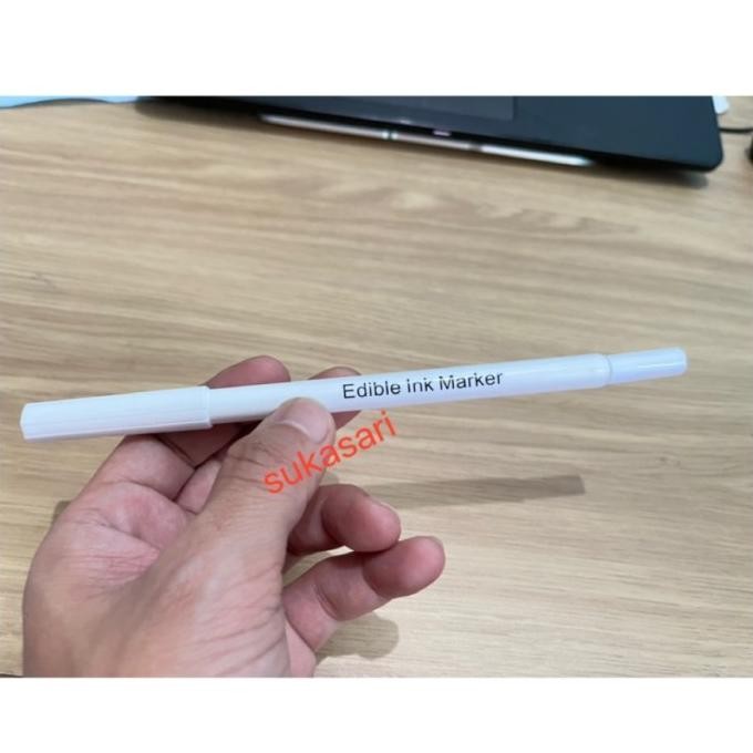 

TERBARU EDIBLE WRITER PEN WHITE PUTIH PEN EDIBLE !!!!!