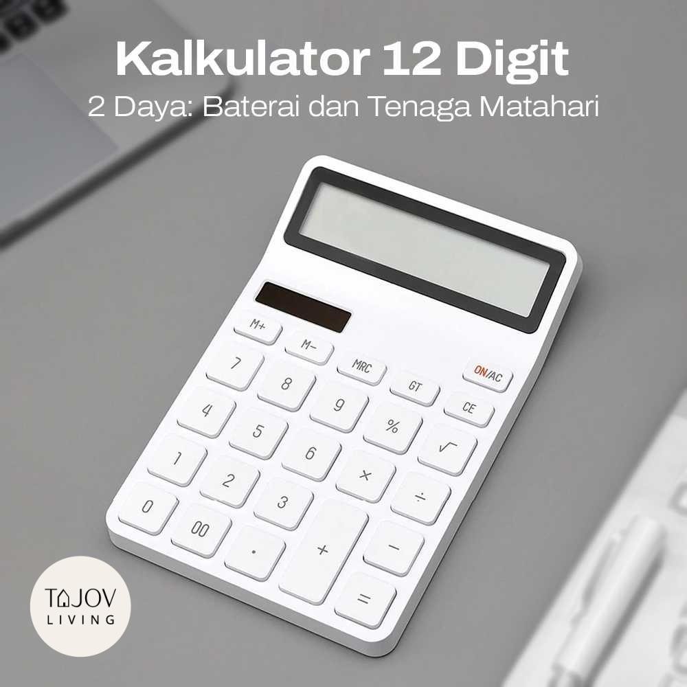 

Calculator Kalkulator 12 Digit Dual Power Solar Battery - K1412