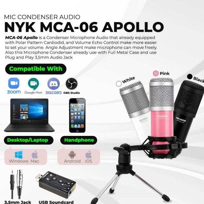 Mic condenser NYK Nemesis MCA-06 Apollo