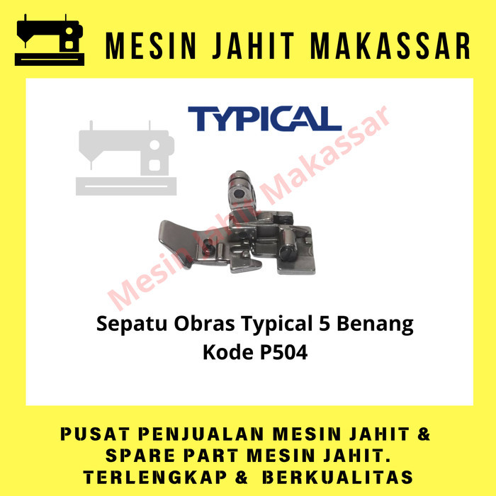 

Ready oke] Original Termurah Sepatu Mesin Obras Typical 5 Benang Kode P504 Kualitas Bagus