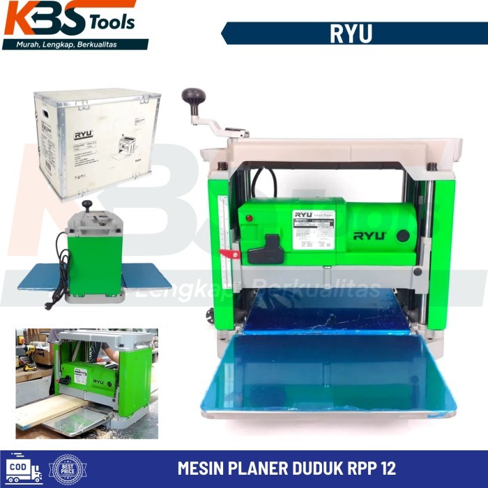 /////] Ryu Planer Duduk RPP12 Serut Ketam Meja Planner Pasah Kayu RPP 12