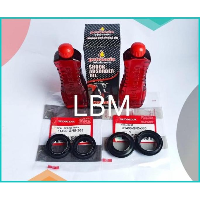 oli shock dan seal shock depan beat scoopy vario 125 all metic honda 0