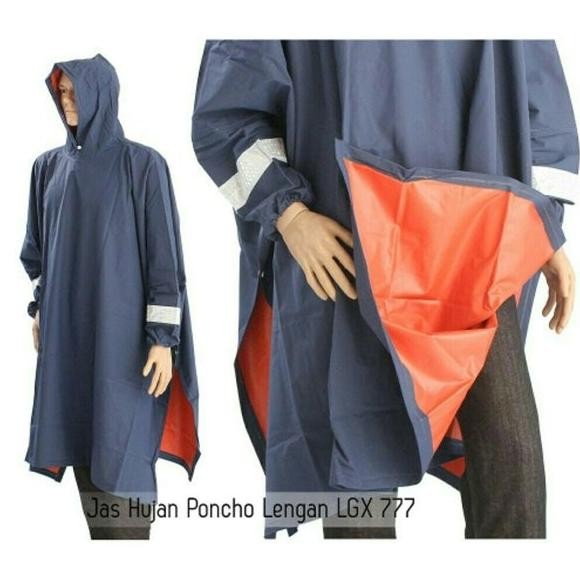 Jas Hujan Pinguin Ponco Lengan Lgx