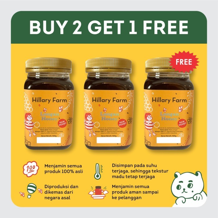 

Terlaris Madu Thailand BUY2 GET 1 Free / Longan Honey / Madu Longan SALE