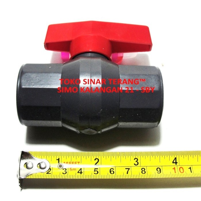 `````````] ONDA BALL VALVE PVC 3/4" inch / STOP KRAN AIR PLASTIK / KERAN PDAM