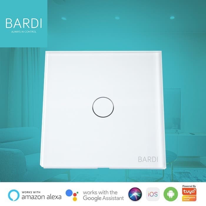 Best Seller Bardi Smart Wall Switch 1 Gang Putih