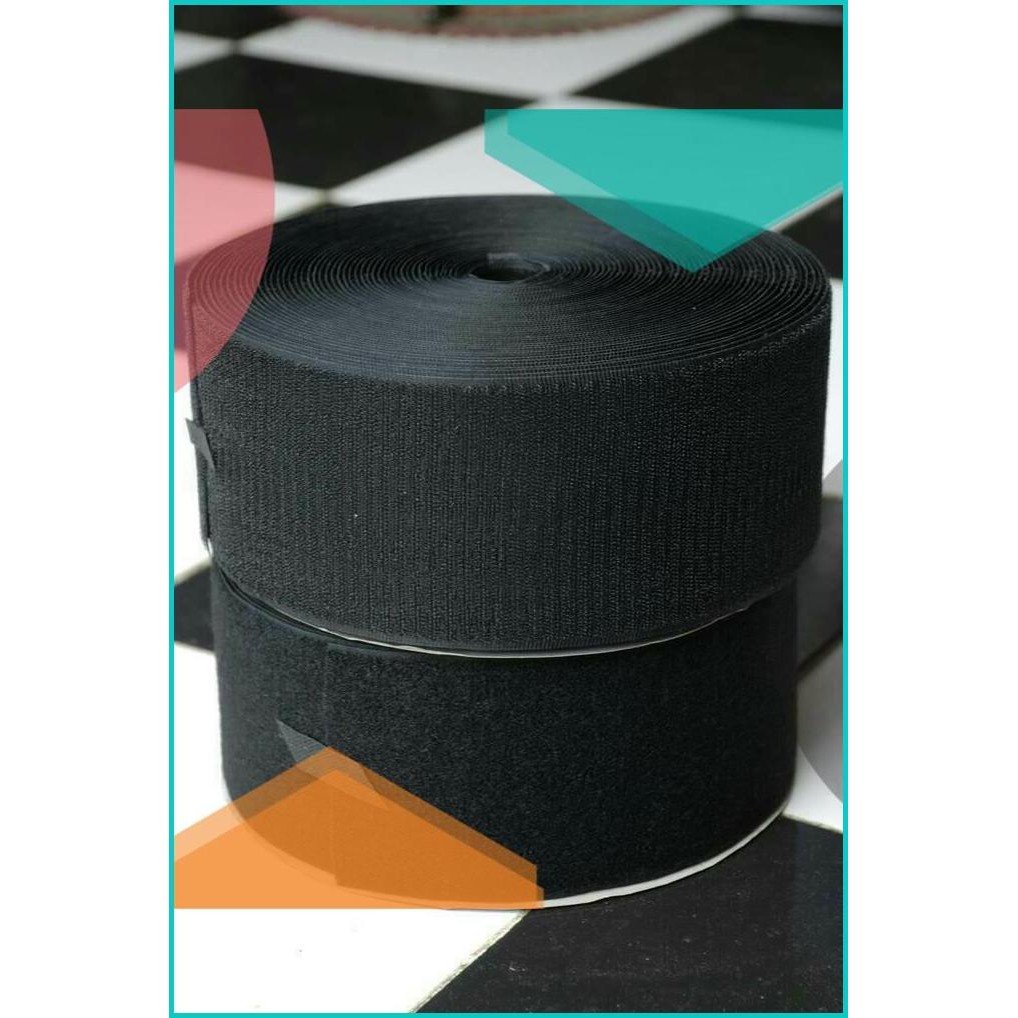 

Perekat Velcro Lebar 10 cm Hitam (Kretekan) Per Roll 18 m 07D35Z4 happ